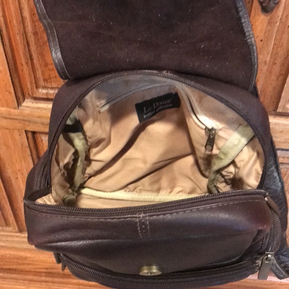 Genuine Leather Backpack - Picture 9 of 17